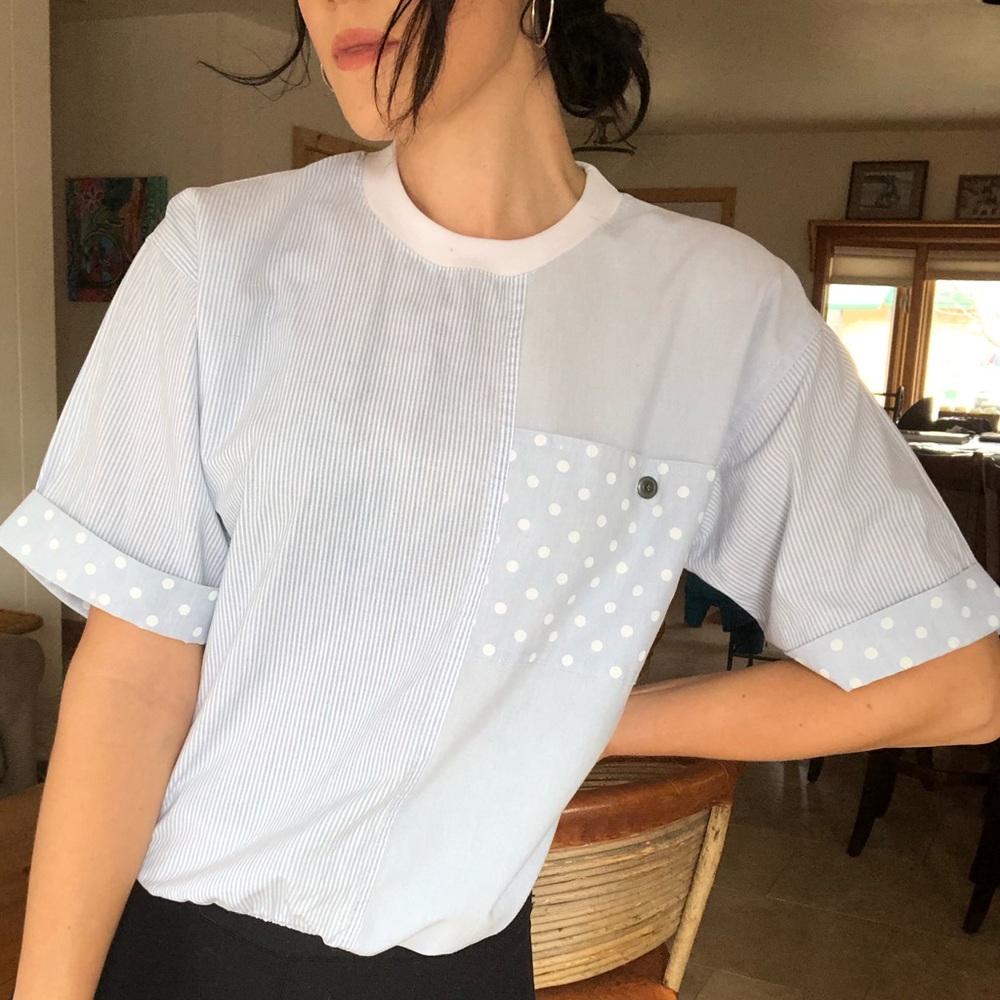 Vintage Holiday Beach Club Pocket Tee. Size 6-8